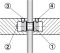 8 – 12 mm Montageset Türgriff Gl/prw.8-12mm