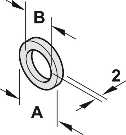 11 mm Fitschenring St.verz. 11mm