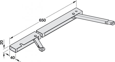 650 mm Schliessfolgeregl.SR 392 GR.2