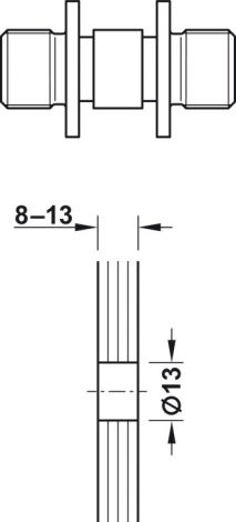 BS-701/B Montageset f. Türgriff