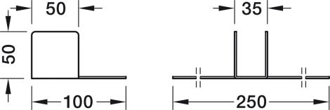 weiß, pulverbeschichtet, glänzend STANDFUß CP30/TP30 weiß glänzend