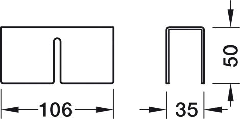 eloxiert E6/EV1 LÄNGSBESCHLAG CP30/TP30 Aluminium elox