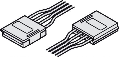 12 V RGB Verb.Leit.we. stripe-stripe 500mm