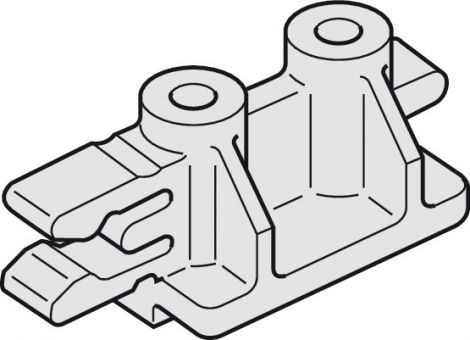 Rückhaltefeder Porta 45 H Stopper Kst.grau