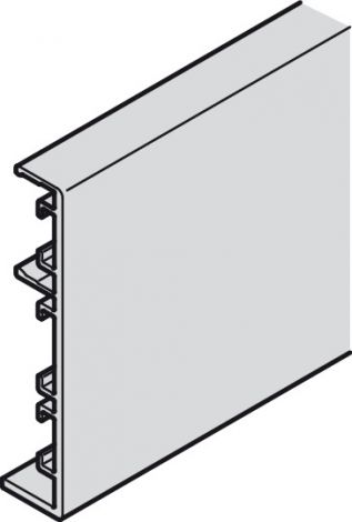 6.000 mm Clipblende Alu.silb. 6,0m