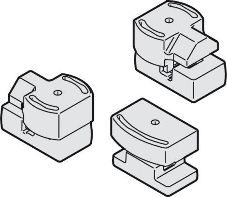 Schienenpuffer-Set