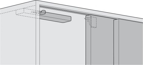 ≤40 kg Hawa Schiebetuerdaempf.f.2 Tueren