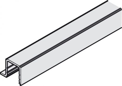 2.500 mm U-Profil Alu.silberf. 2,5m