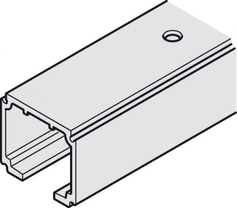 40.5 mm E-Laufschiene Alu.silberf. 3,0m