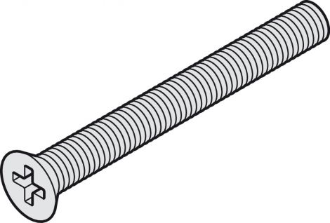 16 mm Senkschraube Edelst. M5x16mm