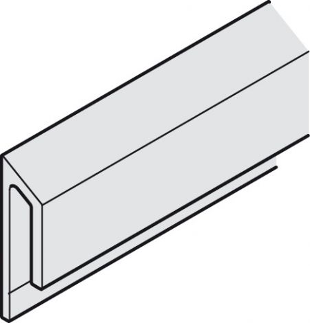 silberfarben, eloxiert Frontslid 60/A Führungss. silbf. 6.0m