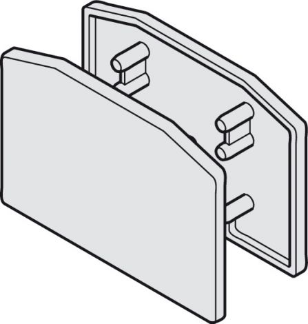 Endkappenset, für Häfele Slido D-Line11