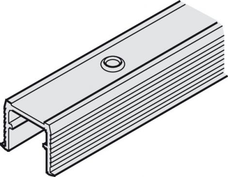 Einfach-Führungsschiene, gebohrt, 16 x 13 mm (B x H)