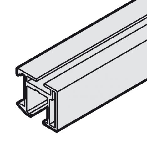 silberfarben, eloxiert Slido L-/F.Schiene Classic 20IF R 2,5m