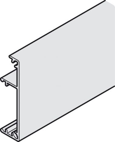 silberfarben, eloxiert Slido D-Li11 Clipblende Wandm.silb. 3m