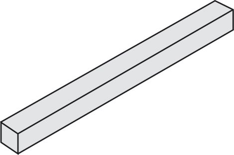 Fenstergriffe Vierkantstift verz. 7x7x60mm