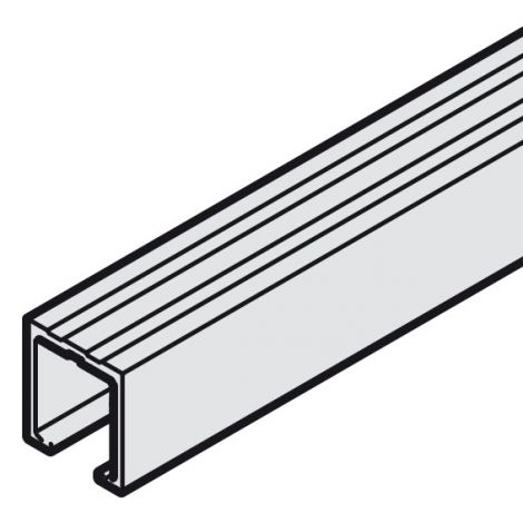 silberfarben, eloxiert Slido L-Schien.Classic C silb. 3,5m