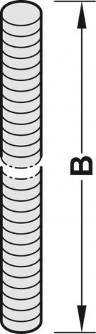 Gewindestange, für Türkantriegel Startec