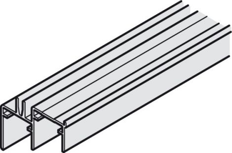 silberfarben, eloxiert Slido F-Li32 80A FSchiene.Alu.silb. 2,5m