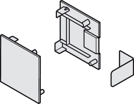 Endkappe, für Laufschiene für Wand- und Deckenmontage