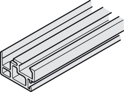 Aluminium Slido F-Li32 80B Rahmenprof.Al.silb.2,5m