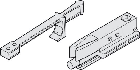 ≤50 kg Stopper gedämpft m.Rückhaltefeder 50kg