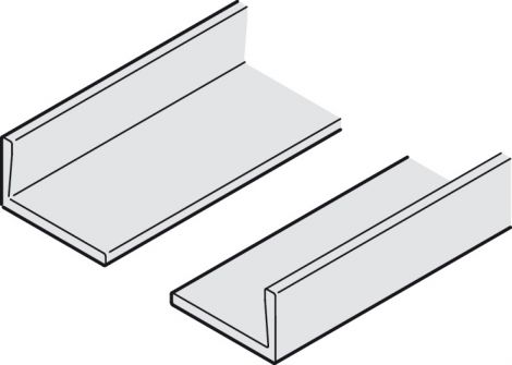 silberfarben, eloxiert Slido D-Li11 Handle set door frame silvc