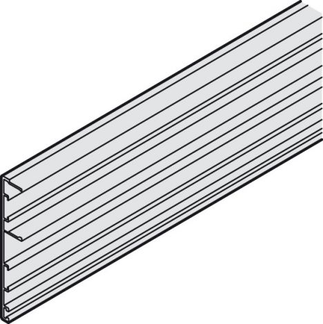 2.000 mm Junior 80/100 Clipbl.Alu silberf.2,0m