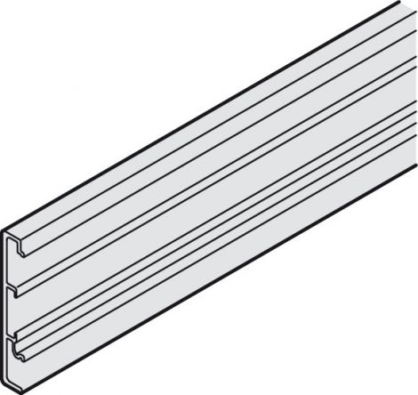 silberfarben, eloxiert Junior 80/100 Clipbl.Alu silberf.2,0m