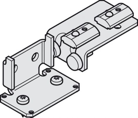 verzinkt Slido R-Al 80A Set Türstopper