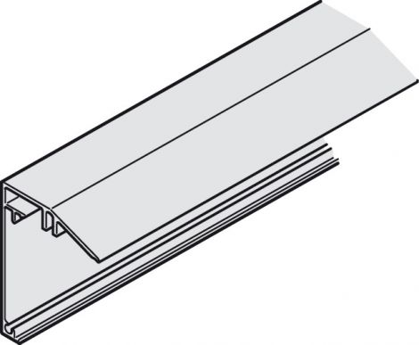 silberfarben, eloxiert E6/EV1 Slido R-Al Wandbef.schiene silb. n.Maß
