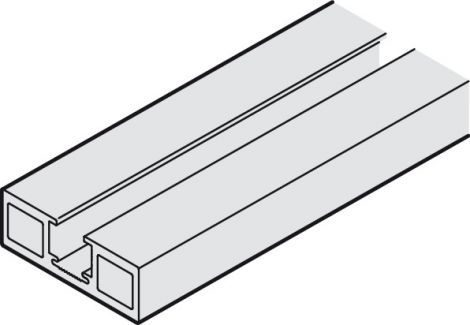 Aluminium Slido D-Li11 C Rah.prof.seitl.silbf.3m