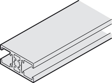 Aluminium Slido D-Li11 C Untert.Sprosss.silbf.3m