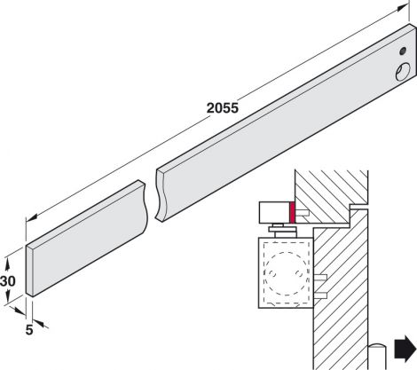 Montageplatte ISM BG/E-ISM BG/R-ISM BG