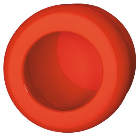 60 mm Muschel Hewi Polyam. rot 36 Ø 60mm