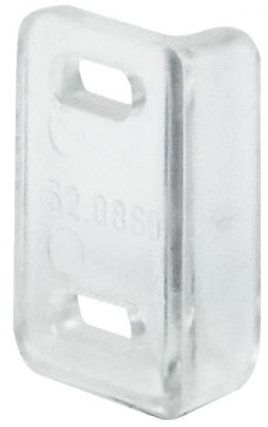 transparent Schliesswinkel Kst.transp. 24x9mm