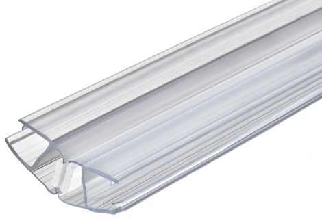 135° glass front Magnettürdichtung PVC weiss 8-10X2500mm