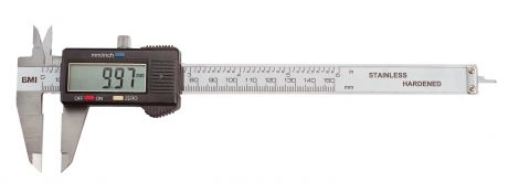 Digitalmessschieber, mit LCD-Anzeige, 4-fach-Messung und 0,01 mm Genauigkeit