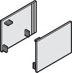Endkappe, für Festelement-/Festglashalteprofil